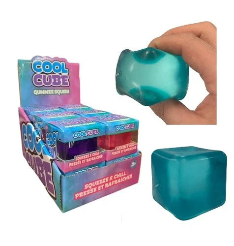 Cool cube : balle anti-stress lourde en forme de cube