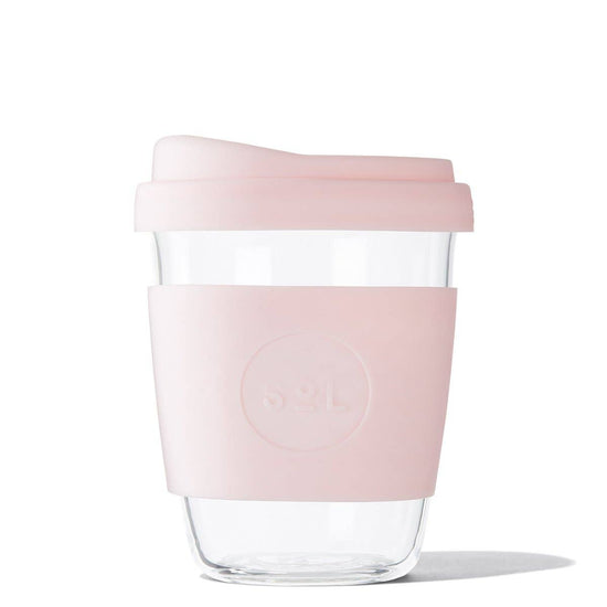 Gobelet de voyage en verre Perfect Pink de 12 oz de SOL Cups