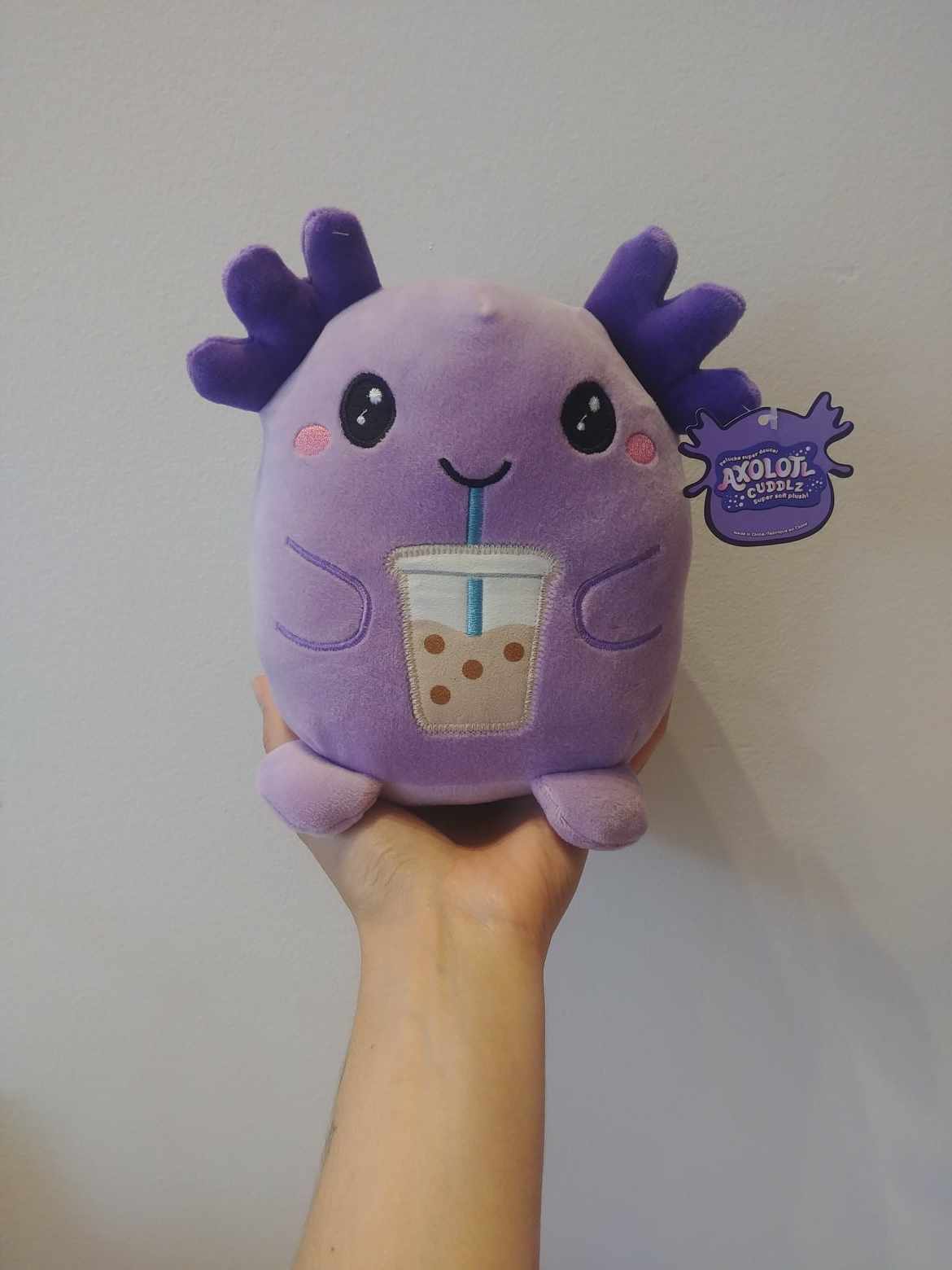 Peluche axolotl toute douce