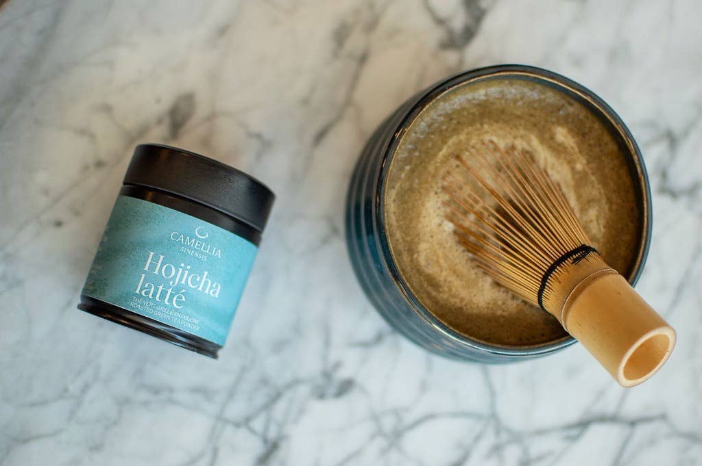 Hojicha Latté en poudre biologique (boîte de 40 g)