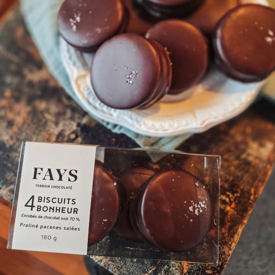 Biscuits bonheurs FAYS au praliné de pacanes salées