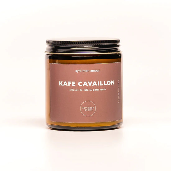 Bougie de soja parfumée Kafe Cavaillon - Effluve de café au petit matin