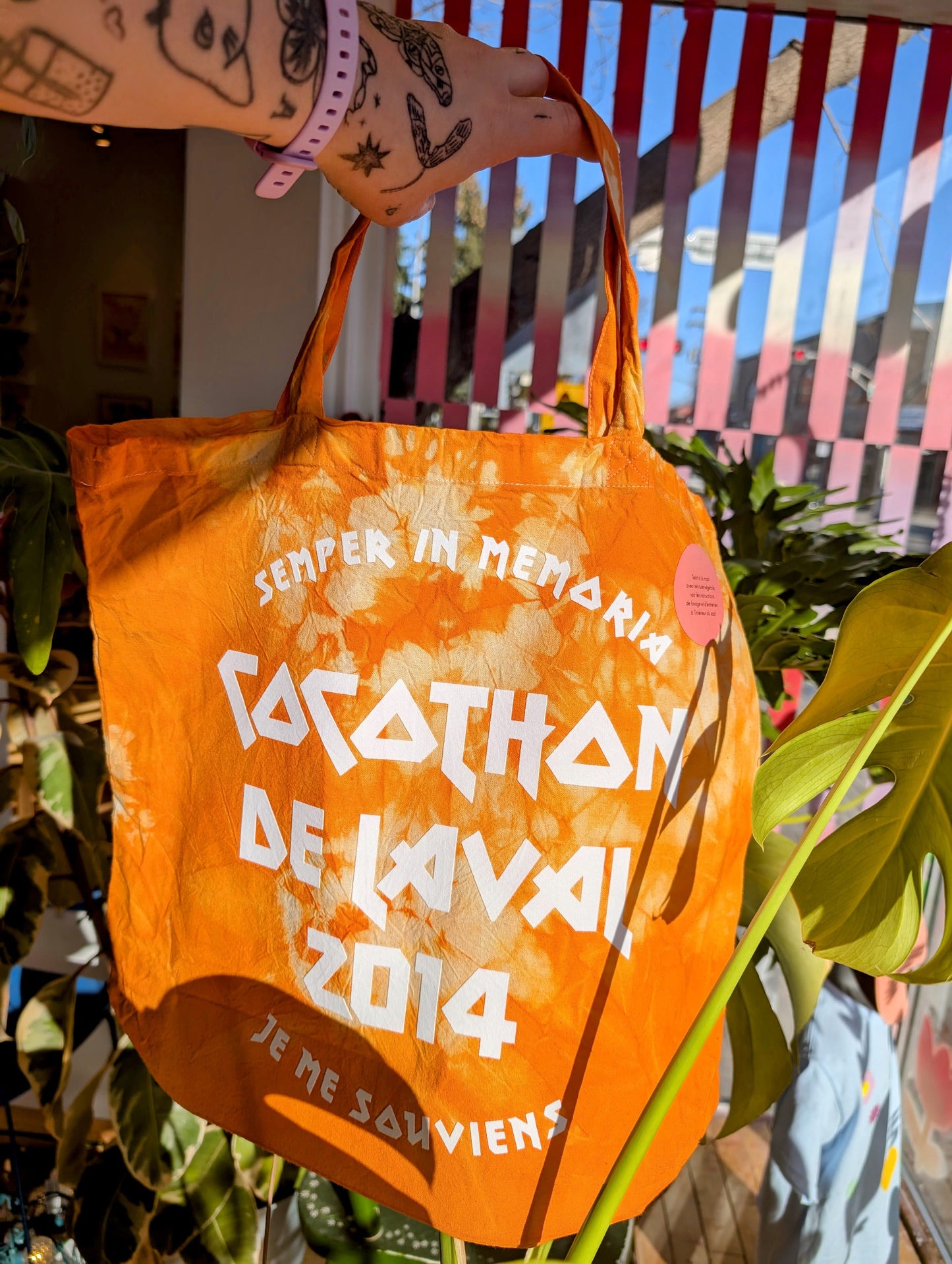 Tote bag commémoratif du Cocothon de Laval