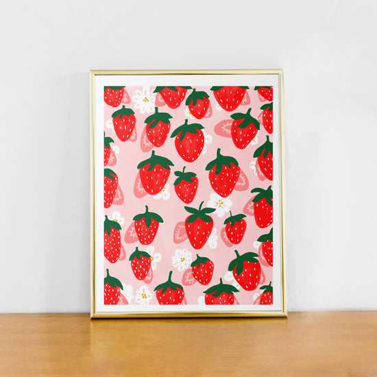 Affiches Le temps des fraises