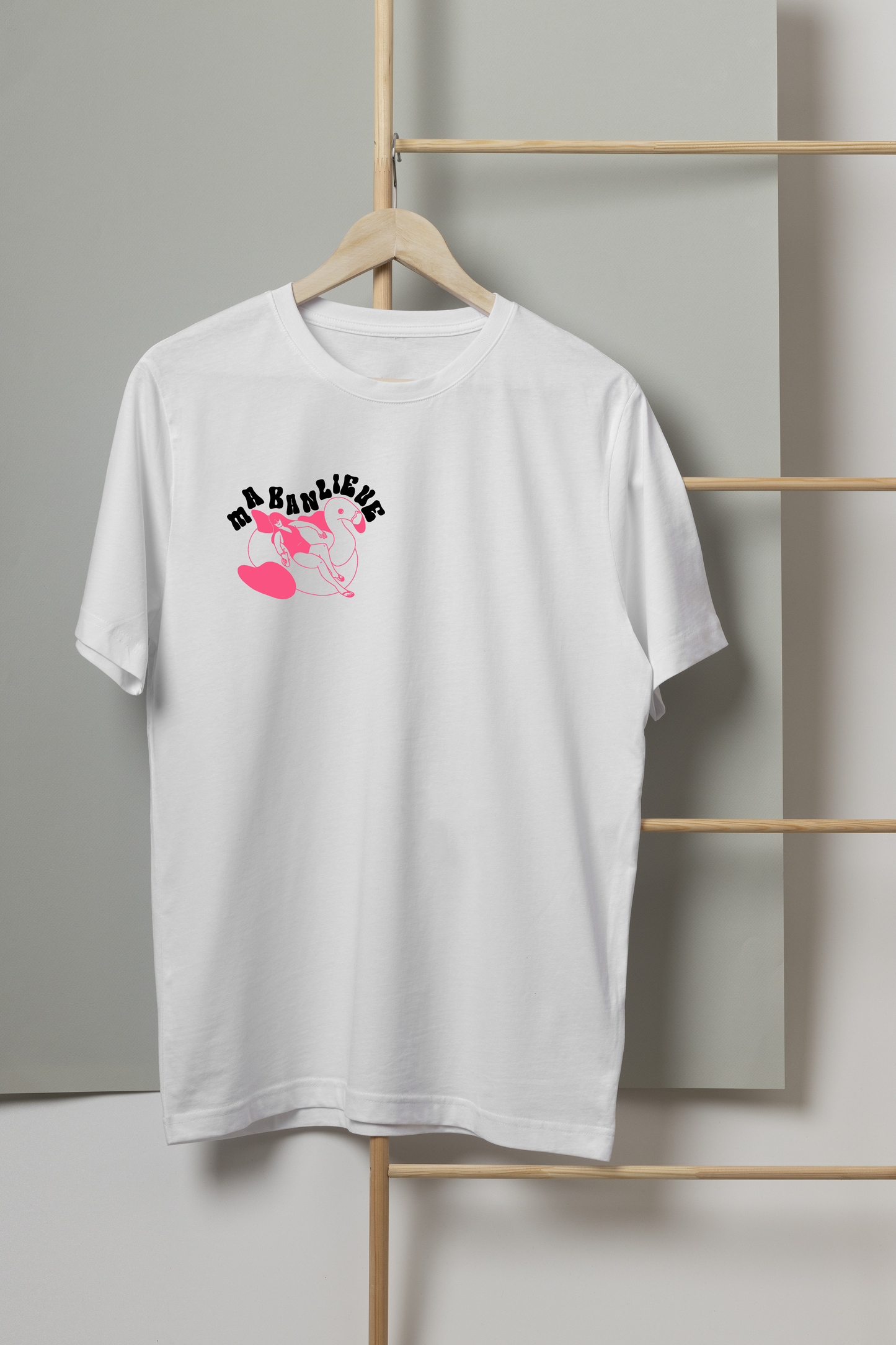 T-shirt Ma Banlieue '' flamingo ''  - tailles adultes
