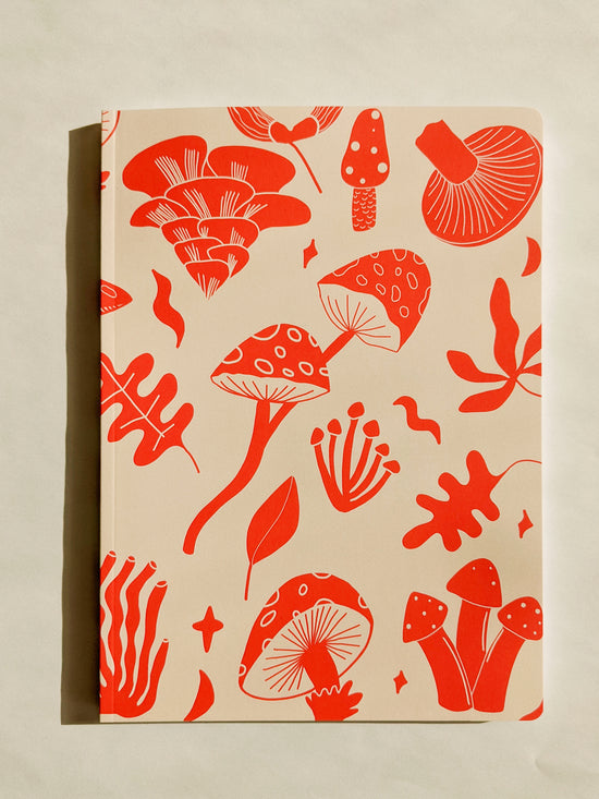 Carnet pointillé -  Les Champignons