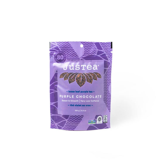 Purple Chocolate: Thé violet du Kenya au cacao et à la rose | Justea