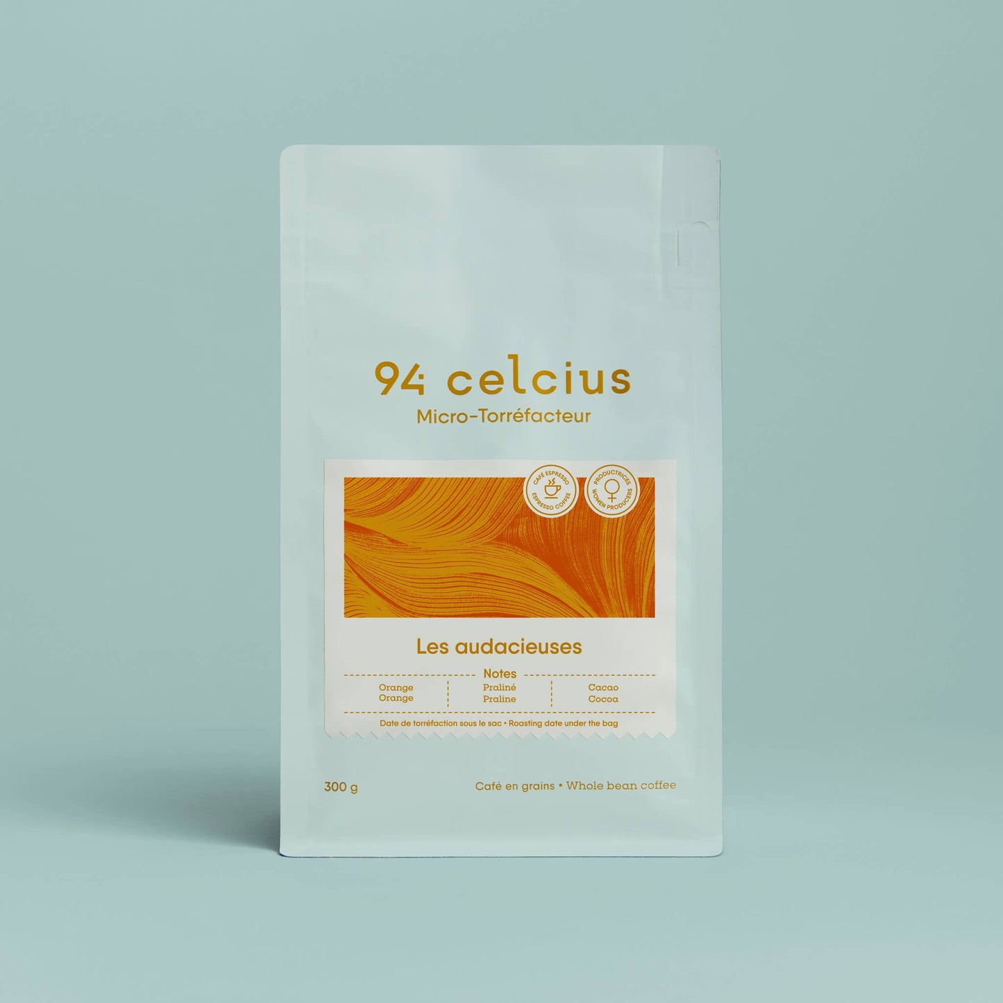 Café en grains Les Audacieuses - 94 Celcius micro-torréfacteur