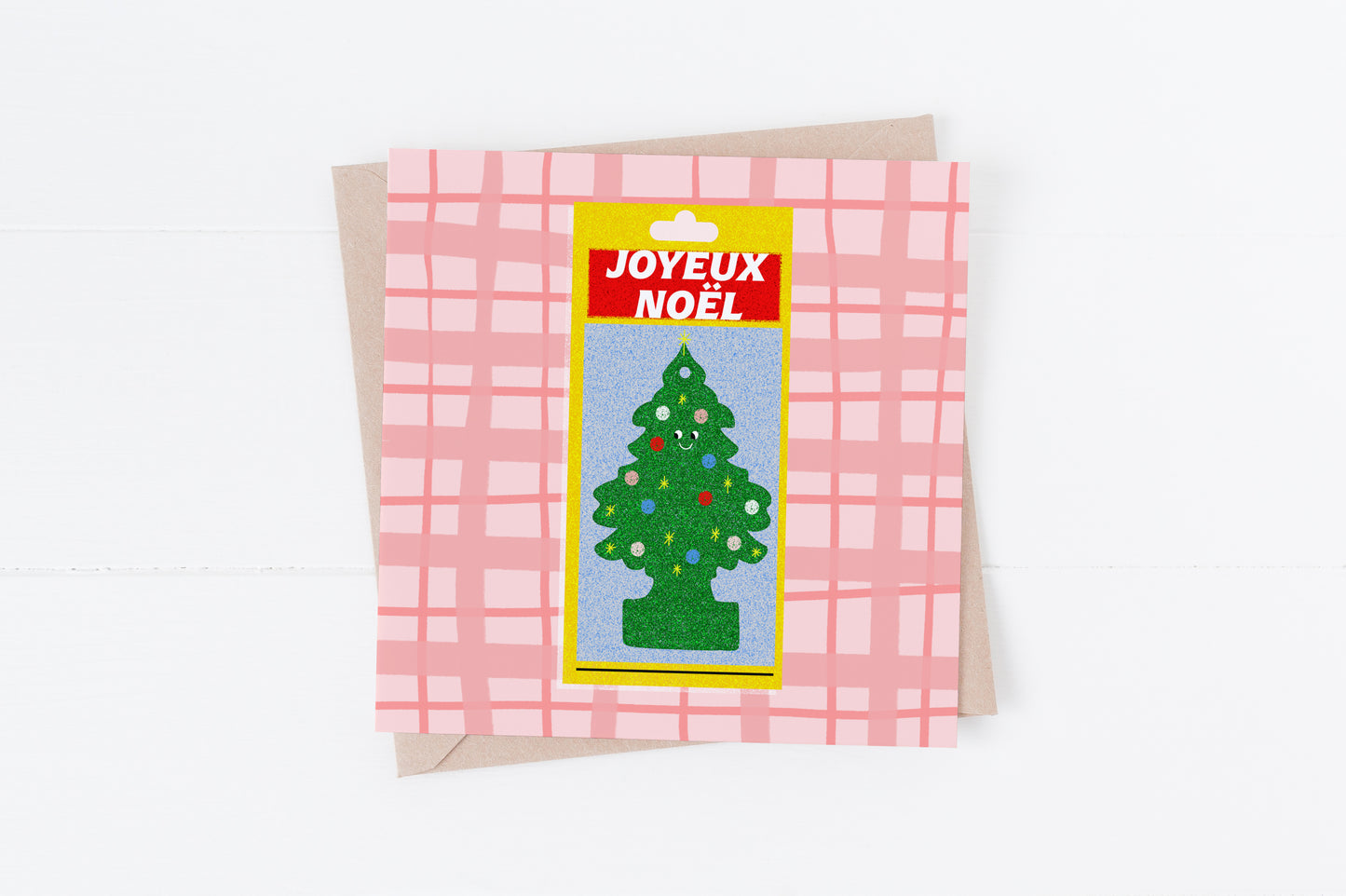 Carte de Noël Sapin sent-bon