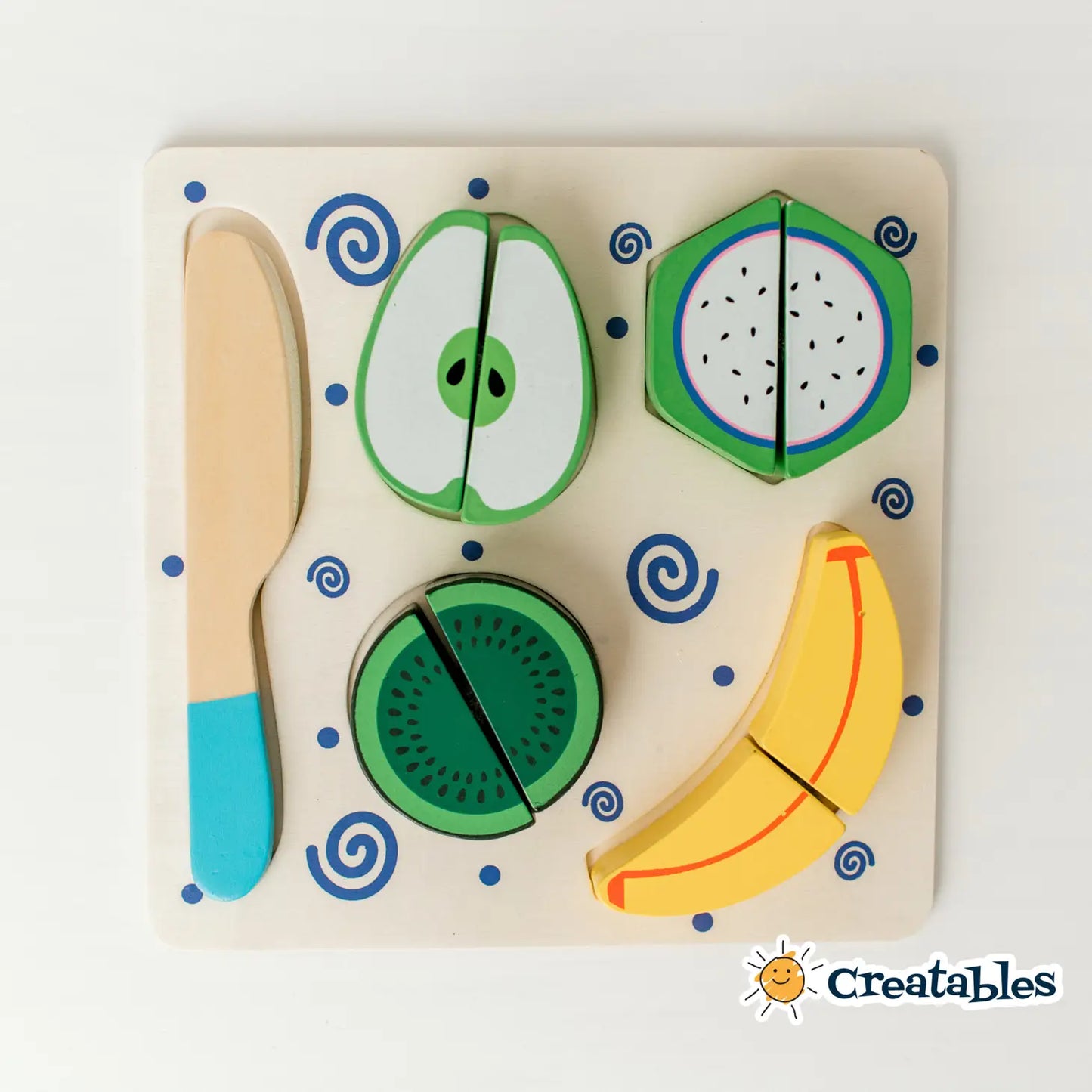 Charger l&amp;#39;image dans la galerie, Planche d’aliments à découper Montessori Creatables
