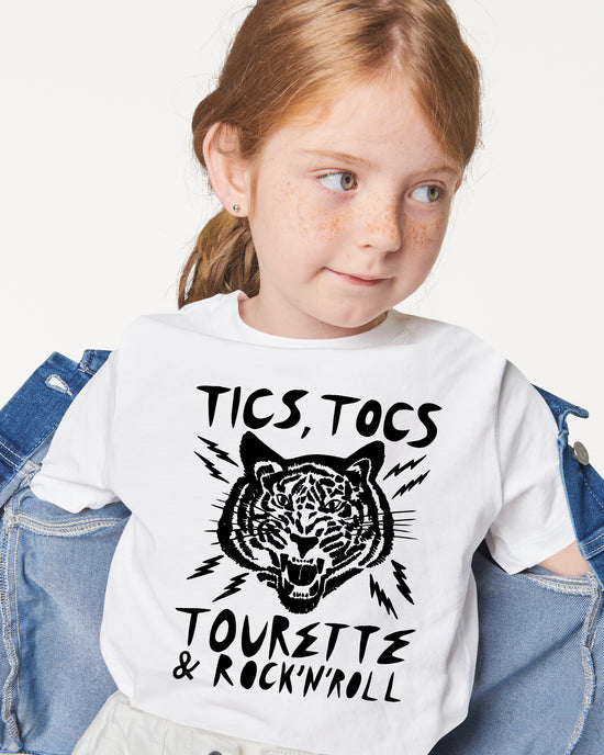 T-shirt Tics, tocs, Tourette & Rock'n'Roll - Enfant