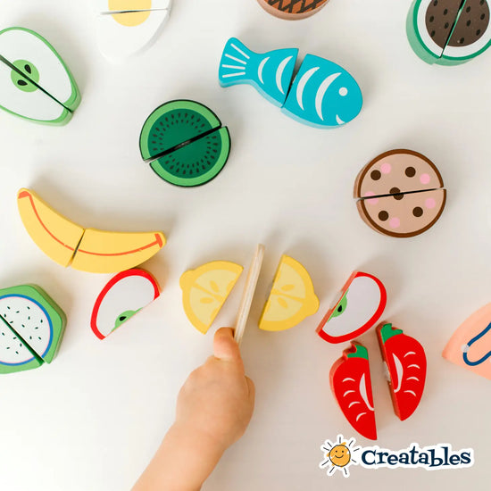 Planche d’aliments à découper Montessori Creatables